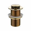 32 mm Brushed Bronze Pop Up Non-Overflow Waste - Acqua Bathrooms