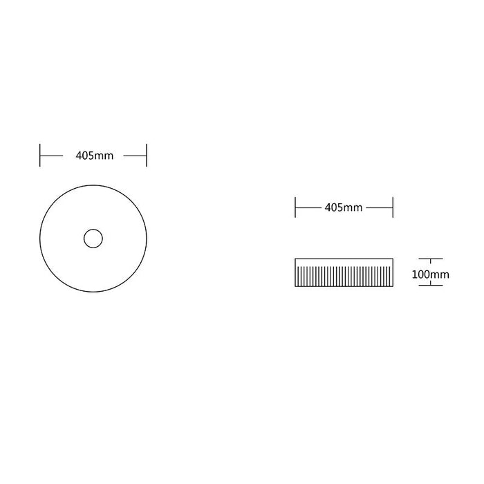 Infinity | Fluted Matte White Round Above Counter Basin - Acqua Bathrooms