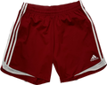 Adidas 3 Stripes Red and White Shorts