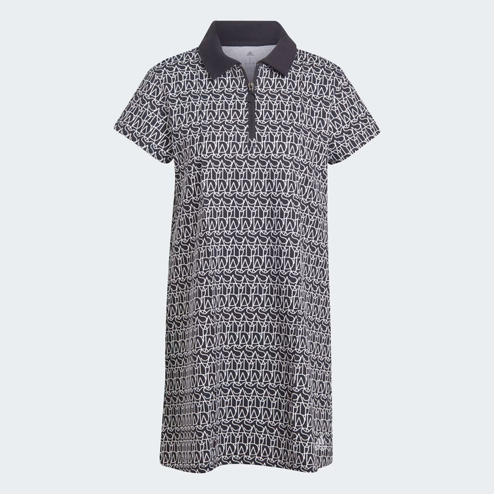 ADIDAS ALLOVER GRAPHIC POLO DRESS - IC5707