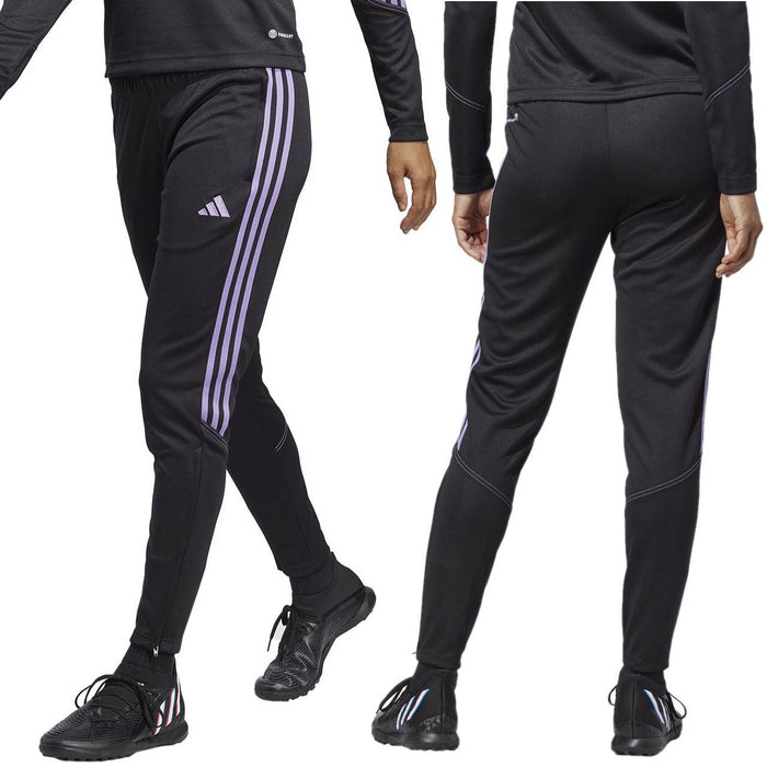 Adidas Tiro 23 Women's Training Pants Black Purple IC1601