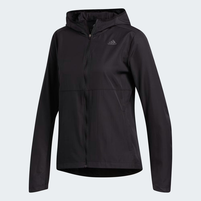 Adidas Women's Run Hooded Windbreaker Black FM6928