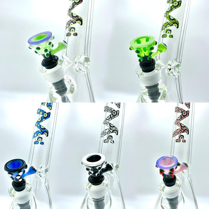 AFM Glass 18" Beaker Bong Evil Eye - 5 Colors