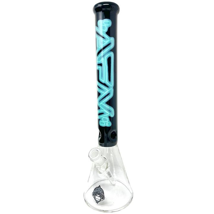 AFM Glass Neon Lights 16" Beaker Bong