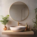 Aluminum Frame Mirror - Round Shape 50cm x 50cm - TR 131 & 132