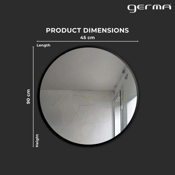 Aluminum Frame Mirror - Round Shape 50cm x 50cm - TR 131 & 132