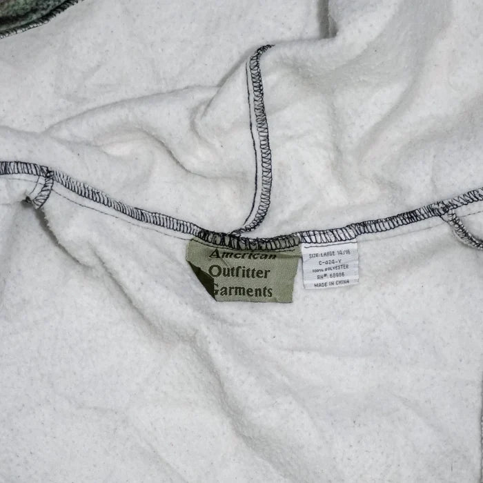 American Outfitter Garments Kids Fleece Jacket - Large - Army & Outdoors - Fleeces & Jerseys