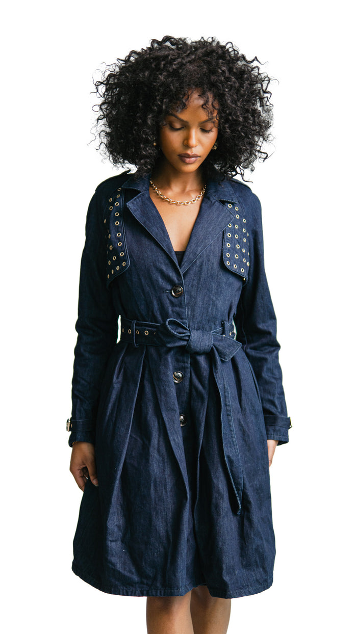 Angelica Denim Trench