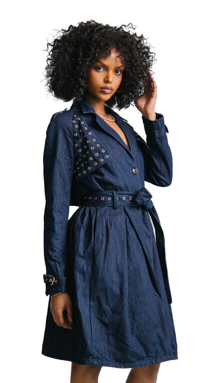Angelica Denim Trench