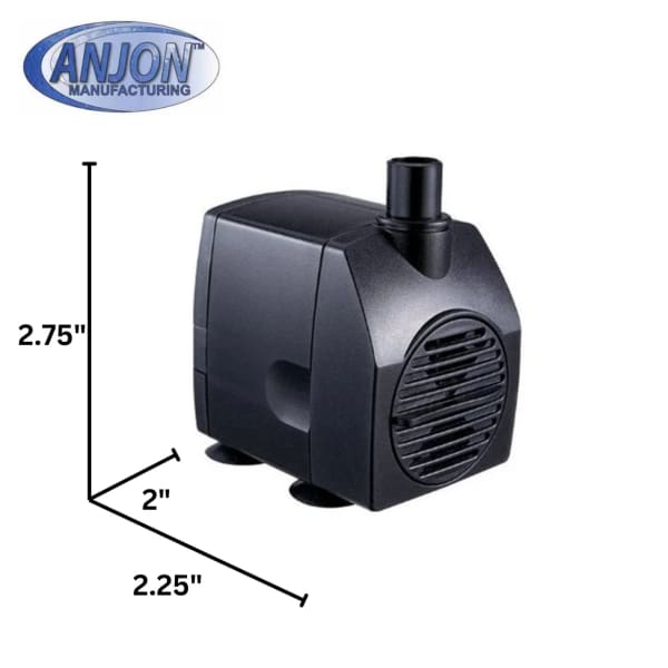 Anjon™ Little Frog™ Statuary & Fountain Pumps - 90 GPH