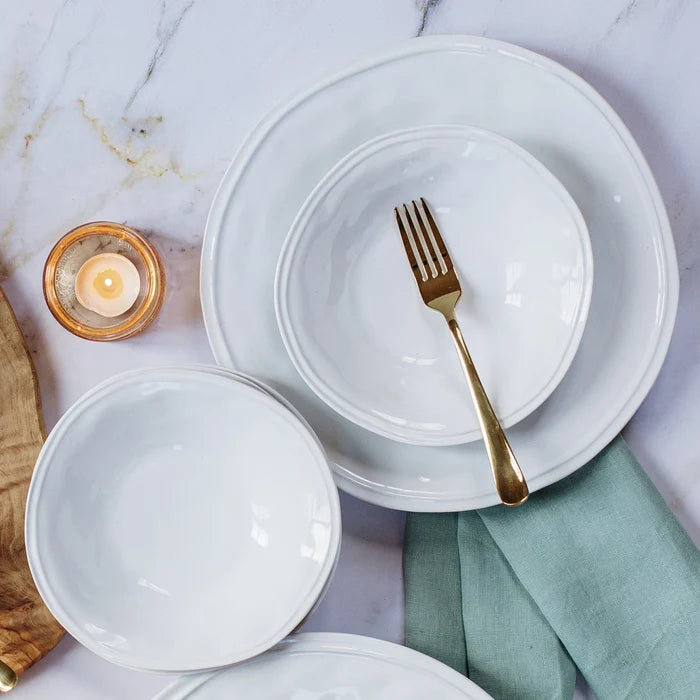 Aria White Dinnerware Viva by Vietri