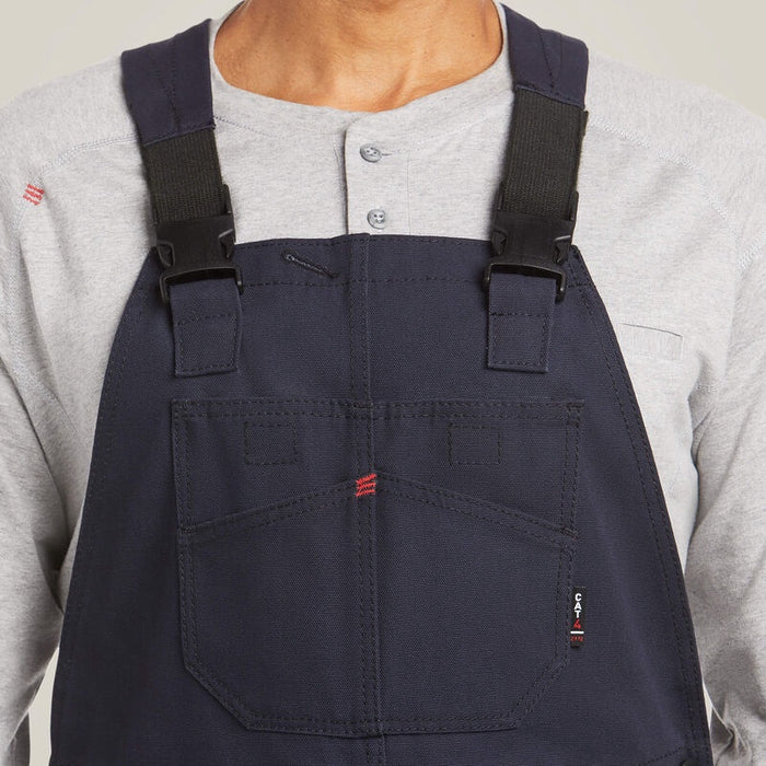 Ariat Mens FR Canvas Unlined Bib-Navy