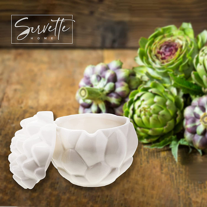 Artichoke Sugar Condiment  Bowl