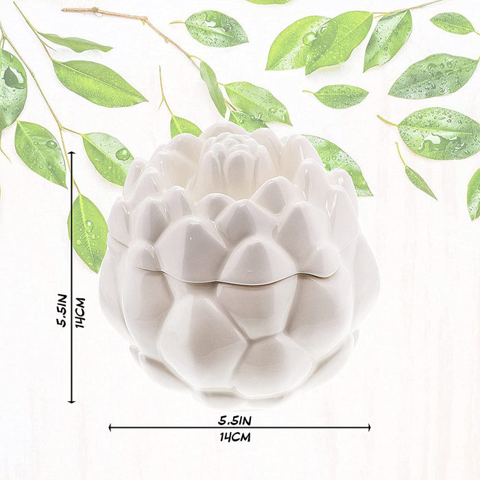 Artichoke Sugar Condiment  Bowl