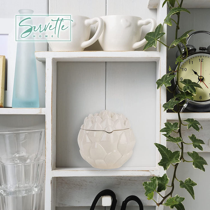Artichoke Sugar Condiment  Bowl