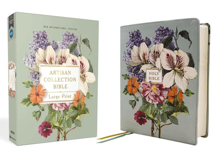 Artisan Collection Bible NIV LP | Sage Floral