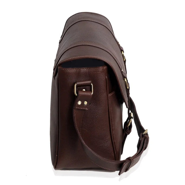 Athena Leather Messenger