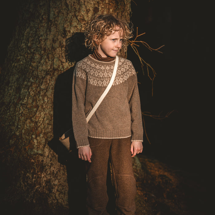 Autumn Baby & Kids Sweater - Superfine Lambswool - Feather