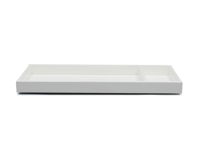 Delta Children Bianca White (130) Avery Changing Tray (708710), Front View, b2b