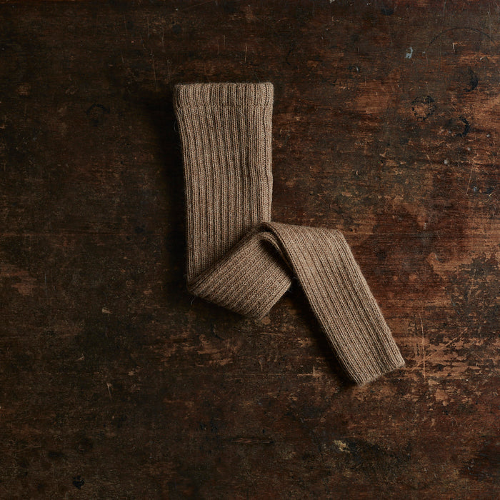 Baby & Kids Alpaca Rib Leggings - Cocoa