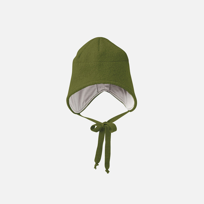 Baby & Kids Boiled Merino Wool Hat - Olive
