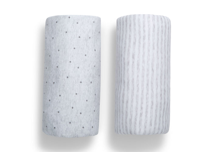 Grey Dots & Stripes (2408)