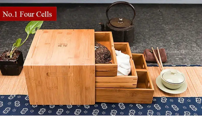 Bamboo Storage Case for Puerh / Tea Cake etc. - King Tea Mall