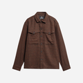 Barbour Hatfield Tartan Overshirt - Chestnut