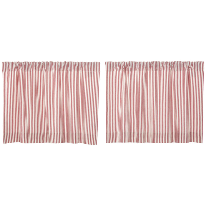 Barn Red & White Ticking Tiers-Lange General Store