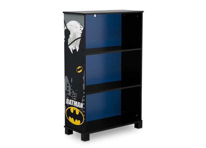 Delta Children Batman (1200) Batman Deluxe 3-Shelf Bookcase (FL86731BT), Side Silo, a2a