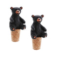 Bear Cubs Wine Corks with Open Arms - Set of 2