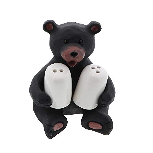 Bear Holding Salt and Pepper Shakers