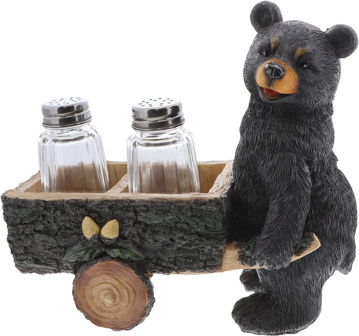 Bear with Cart Salt and Pepper Shaker