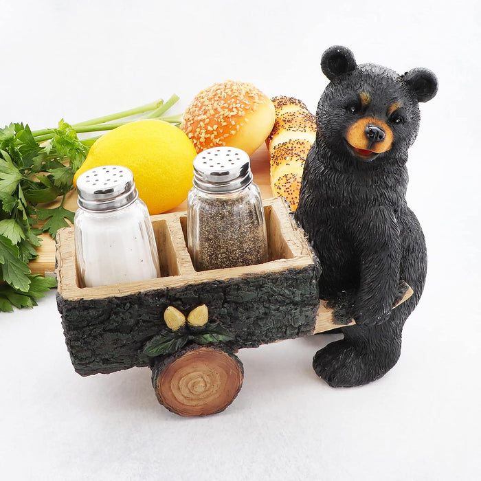 Bear with Cart Salt and Pepper Shaker
