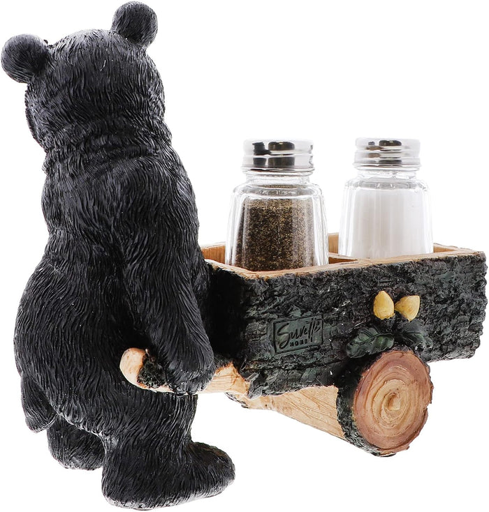 Bear with Cart Salt and Pepper Shaker