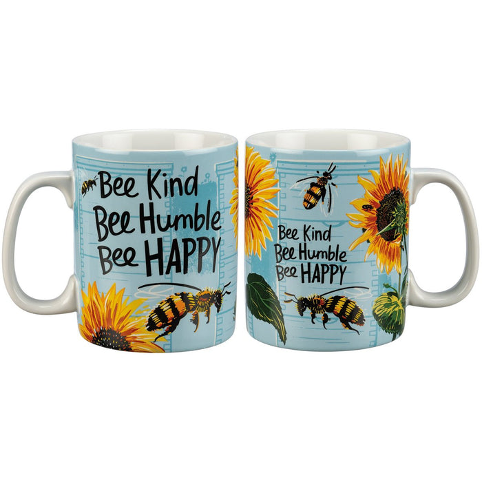Bee Kind Bee Humble Bee Happy Mug