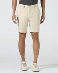 Beige TechPro Solid Shorts - Serry