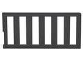 Delta Children Charcoal Grey (029) Bennington Elite Toddler Guardrail (550725), Straight, a1a