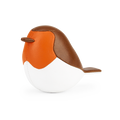 Bird Robin Paperweight - Mini - Brown