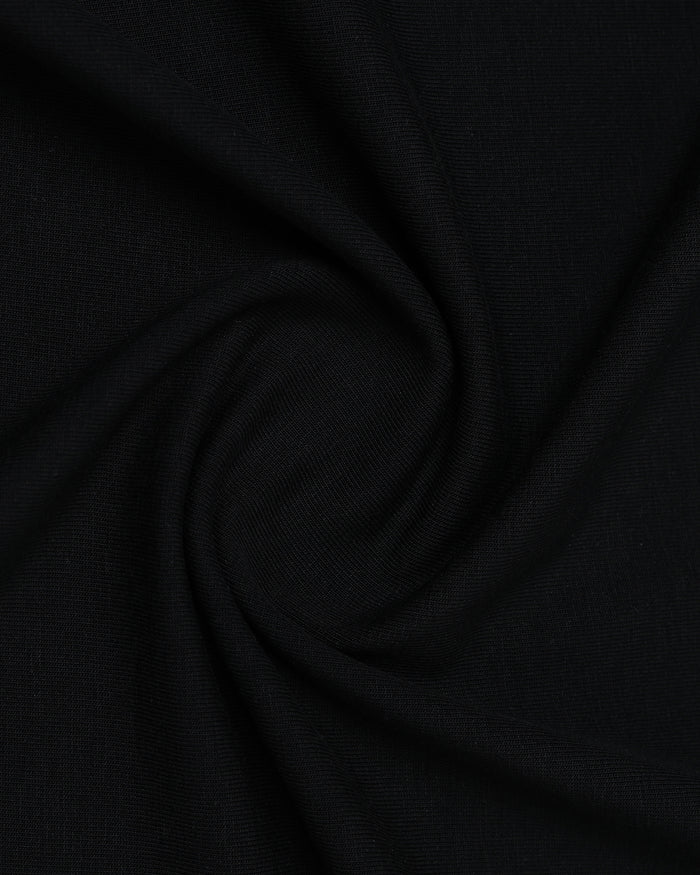 Black Crew Neck Printed T-Shirt - Sybill
