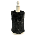 Black Fur Vest