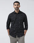 Black Printed Shirt - Hoden