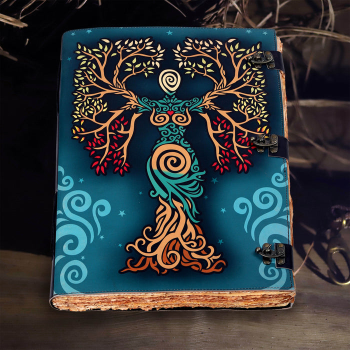 Blank Spell Book Of Shadows Leather Journal