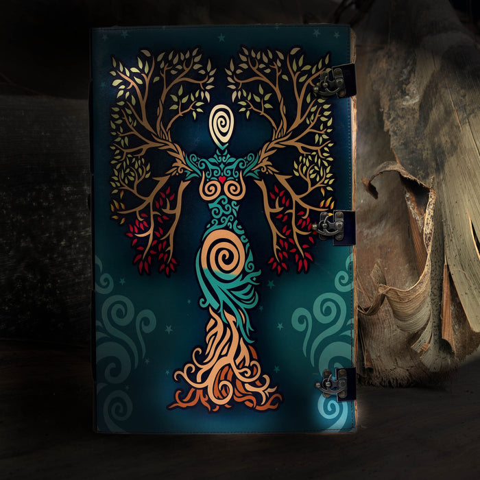 Blank Spell Book Of Shadows Leather Journal