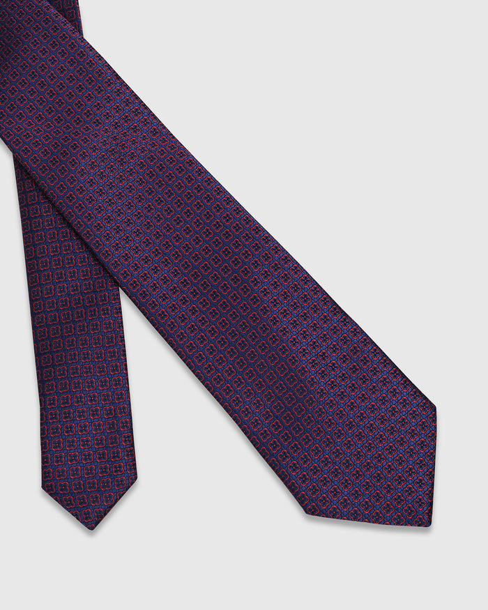 Blue Solid Tie - Wenzeel