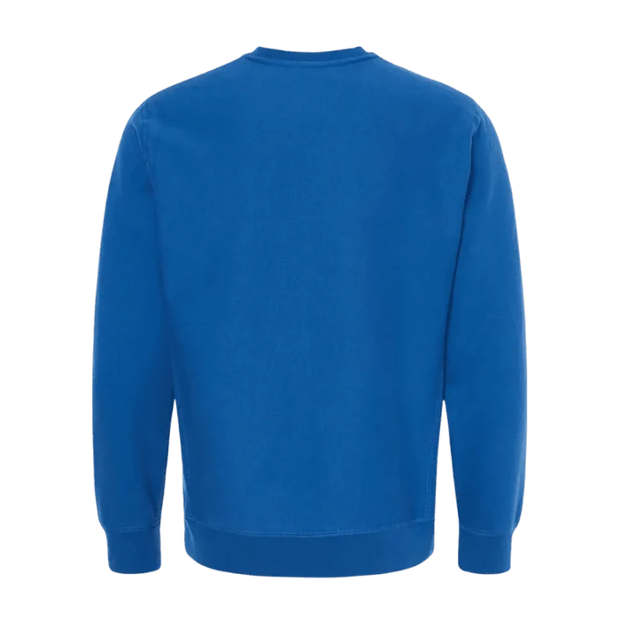 Blue sweatshirt on a transparent background