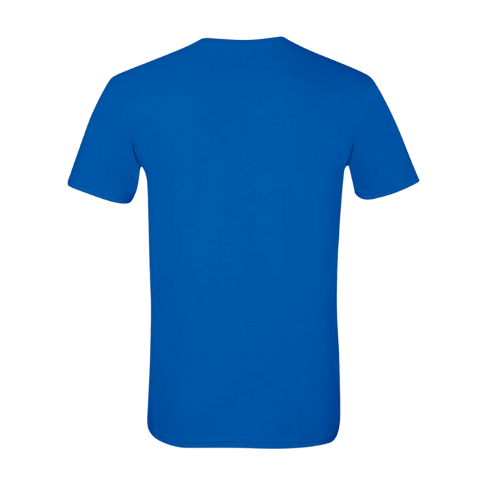 back of blue 'BLUEPRINT' T-Shirt