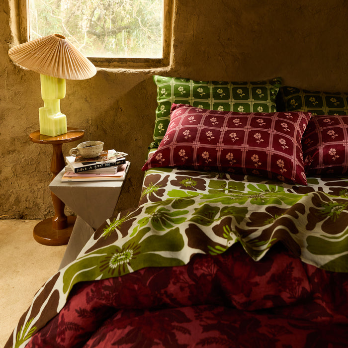 Bonny Silk Pillowcase - Burnt Cherry Standard