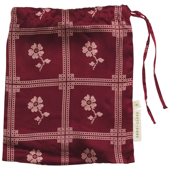 Bonny Silk Pillowcase - Burnt Cherry Standard