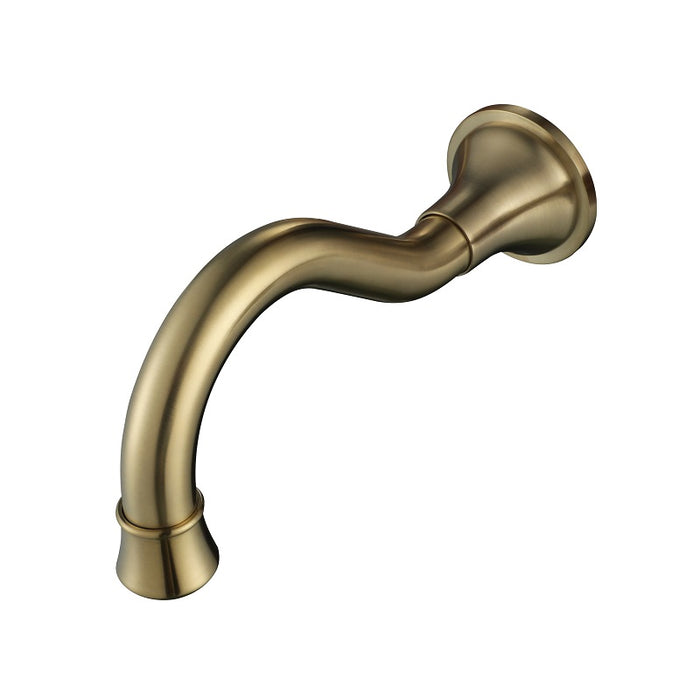 Bordeaux / Montpellier Brushed Bronze Traditional Bath / Basin Spout - Acqua Bathrooms